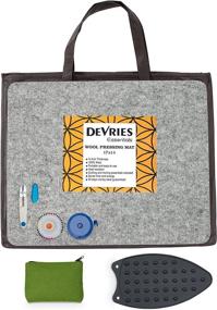 img 4 attached to 🧵 Quilting Wool Pressing Mat Kit - DeVries Essentials 17" x 14" - 100% New Zealand Wool Ironing Pad with Included Quilting Supplies