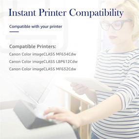 img 1 attached to 🖨️ STAROVER Compatible Toner Cartridges for Canon 045/045H CRG-045H - 4 Pack