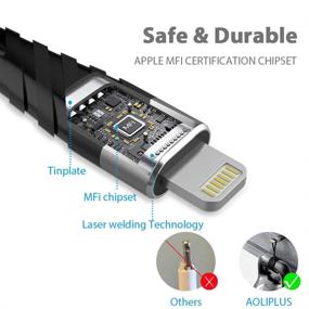 img 2 attached to 🔌 Enhanced Apple MFi Certified LED Charger Cable: Reliable Industrial Electrical Solution for iPhones