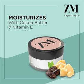 img 1 attached to 🌱 ZM Zayn & Myza Vegan Makeup Remover, Infused with Cocoa Butter and Vitamin E, Travel-Friendly Melting Balm, Hydrating Cleanser, No Dryness, Soft & Moisturized Skin, Pack of 2