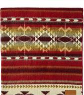 🔥 ecuadane large southwestern woven blanket: handcrafted in ecuador, cotacachi fire design | size 93" x 82 logo