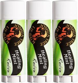 img 1 attached to 🌿 Organic Lip Balm Pack of 3 - Joshua Tree Healing Mint Revive