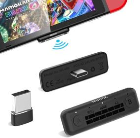 img 4 attached to 1Mii MiiLink Wireless Audio Bluetooth 5.0 Transmitter aptX Low Latency Adapter for Nintendo Switch, PC, PS5, Laptop - Compatible with Bluetooth Headphones, Earbuds, and Speakers