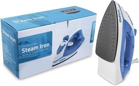 img 3 attached to 🔥 Utopia Home Steam Iron for Clothes: 1200 Watt Nonstick Soleplate, Lightweight & Travel-Friendly with Swivel Cord - 200mm Water Tank (Blue)