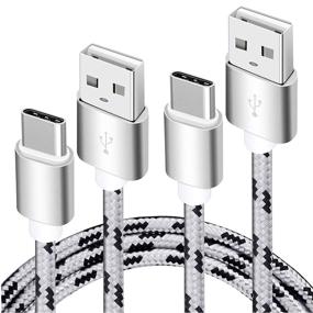 img 4 attached to Кабель для зарядки Google Pixel 2: 15FT 2Pack USB Type C оплетенный шнур для быстрой зарядки Samsung Galaxy S9/S8 Plus/Note 8, Pixel XL, LG V30/V20/G7/G6/G5 и Nintendo Switch