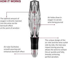 img 3 attached to Newward Wine Aerator Pourer Aerating