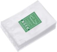 🔒 commercial grade vacuum sealer bags, 4x6 inch, heavy duty pre-cut design for heat seal food storage, smell proof bags, 280°f boilsafe, freezable, resizable, reuseable - pack of 100 логотип