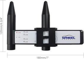 img 3 attached to 🔍 WHEEL CONNECT Gauge: Accurate Wheel Pattern Measuring Test for Precise Measurements