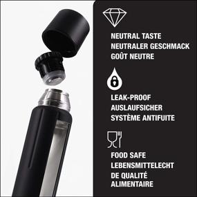 img 2 attached to Gemstone Obsidian Vacuum Insulated Thermo Bottle Stainless