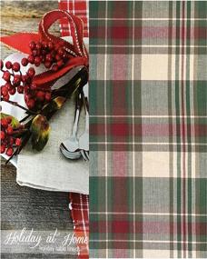 img 3 attached to 🎄 Rectangle Christmas Tablecloth from the Trends Collection