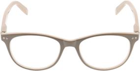 img 2 attached to 😺 Stay Chic with peeperspecs: Women's Mellow Out Cat-Eye Reading Glasses
