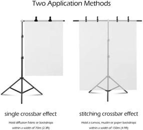 img 3 attached to Meking 4 9X6 6Ft Adjustable Photography Background