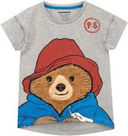 paddington bear girls t shirt size logo