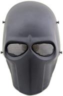 🎭 atairsoft full face airsoft paintball hockey bb protective mesh mask logo