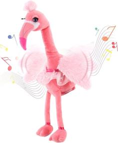 img 4 attached to Танцующий фламинго Интерактивный анимированный малыш