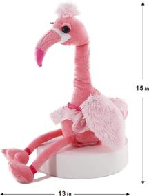 img 3 attached to Танцующий фламинго Интерактивный анимированный малыш