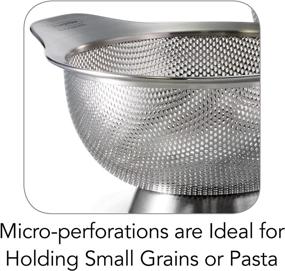img 1 attached to 🍲 Tramontina Colanders Stainless Steel 3-Pack - Premium Quality Kitchen Strainers, 80206/556DS
