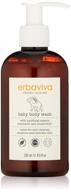 👶 organic baby body wash by erbaviva, 8 ounce logo