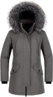 π§₯ warm winter parka: chinΒ·moon women's thickened down jacket with water resistance and rds down coat logo