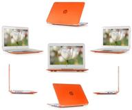 🍊 ipearl mcover hard shell case: ultimate protection for 14" hp chromebook 14 g3/g4 and stream 14-z000 series windows laptops (orange) logo