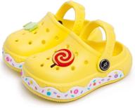 mictchz dinosaur lightweight slippers for unisex children - boys' clogs & mules shoes logo