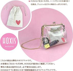 img 3 attached to 👛 Hoxis Women's Clear Transparent Clutch - Handbags & Wallets for Women