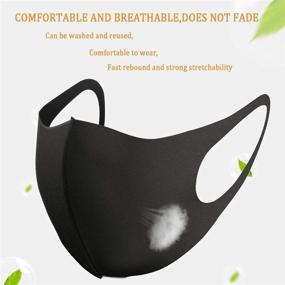 img 2 attached to 🏃 SERENITA Face Cover Mask for Outdoor Workouts, Sports, and Airsoft Protection. Unisex, Washable, Reusable. Ideal Cycling and Running Gear