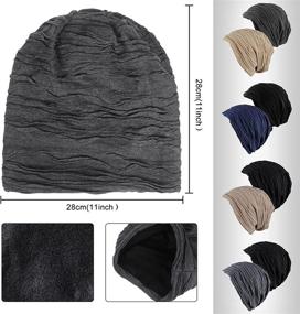 img 3 attached to 🎩 Dual Pack Women Beanies Hat: Comfortable Chemo Headwear for Women and Men