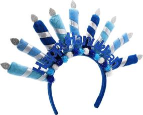 img 2 attached to 🕎 Hanukkah Menorah Headbands - Festive and Fun Personal Decorations for the Festival of Lights