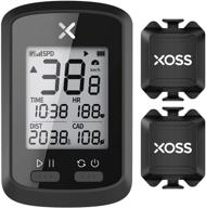 xoss g+ gps bike computer: ant+ with 2 smart cadence sensor, bluetooth connectivity, wireless bicycle speedometer odometer, waterproof mtb tracker for all bikes (heart rate monitor support) logo