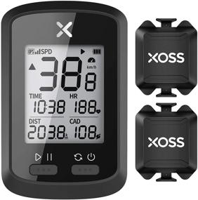 img 4 attached to XOSS G+ GPS Bike Computer: ANT+ with 2 Smart Cadence Sensor, Bluetooth Connectivity, Wireless Bicycle Speedometer Odometer, Waterproof MTB Tracker for All Bikes (Heart Rate Monitor Support)