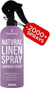 img 4 attached to 🌿 TreeActiv Natural Linen Spray: Lavender Essential Oil Freshener for Clothing, Bedding, and Fabric - Anti-Acne Pillow Mist with Aromatherapeutic Tea Tree - 2000+ Sprays