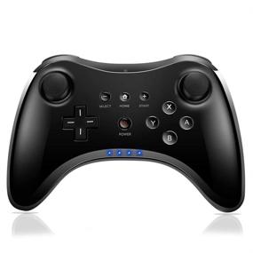 img 4 attached to 🎮 PowerLead Pro Controller for Wii U: Wireless Gamepad Joystick, Dual Analog Game Controller (Black)