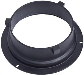 img 4 attached to 📸 Fotoconic 5.3 Inch Diameter Mounting Flange Speedring Ring Adapter for Flash Accessories - Ideal Fit for Bowens