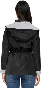 img 1 attached to Raincoat Waterproof Outwear Winbreaker Lightweight Women's Clothing in Coats, Jackets & Vests