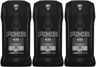 🪓 axe black antiperspirant deodorant stick, 2.7 oz (pack of 3) logo