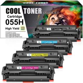 img 4 attached to Cool Toner 055H Compatible Toner Cartridge Replacement for Canon: High-Quality Ink for Your Printer (Black Cyan Magenta Yellow, with Chip, 4-Pack)
