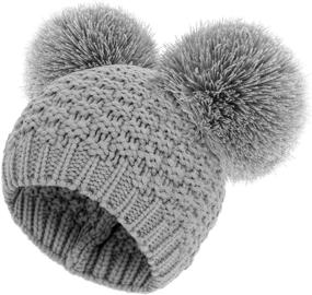 img 3 attached to Womens Winter Chunky Double Beanie Outdoor Recreation in Hiking & Outdoor Recreation Clothing