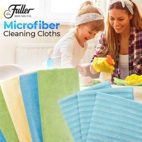 img 3 attached to 🧹 Fuller Brush Dust Grabbing Ultra-Absorbent Microfiber Dusting Cloths - Extra Large 16"x16" - 3 Pack: Efficient Cleaning for All Surfaces