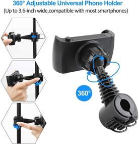 img 1 attached to 📸 Zibet 10.2-inch Selfie Ring Light Kit with Tripod Stand & 2 Phone Holders, 128 LEDs Dimmable Circle Light for Live Stream, Makeup, YouTube Video, Vlog, TikTok, Photography, Compatible with iPhone and Android