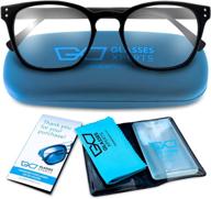 👓 clear vision and headache relief with blue light blocking glasses - uv protection and lightweight eyewear for women/men logo