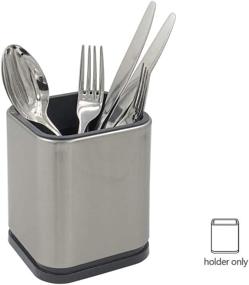 img 3 attached to Flatware Holder Stainless Steel Utensil