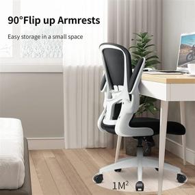 img 3 attached to Mfavour Ergonomic Flip Up Armrest Computer Furniture