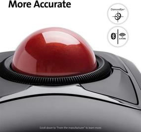 img 2 attached to 🖱️ Kensington Expert Wireless Trackball Mouse (K72359WW) | Black | Ergonomic Design | Precise Cursor Control