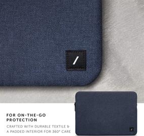 img 2 attached to Indigo Native Union Stow Lite MacBook Sleeve 13” - Minimalist Slim Sleeve with 360-Degree Protection - Compatible with MacBook Air 13” (2018 & Later), MacBook Pro 13” (2016 & Later)