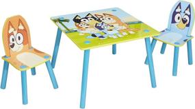 img 4 attached to 🎨 Bluey Furniture: Artistic Table and 2 Chairs Combo - Ideal for Arts & Crafts Enthusiasts