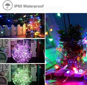 img 3 attached to 🌟 BTF-LIGHTING Chasing Dream Full Color Twinkle Decorative Lights: 5m/16.4ft 50LEDs WS2812B IC Fairy String Lights for Kid's Bedroom, Christmas Tree, Festival Party - No Power or Controller Included