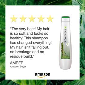 img 1 attached to BIOLAGE Advanced FiberStrong Shampoo: Enhancing Strength & 💪 Elasticity for Shiny, Paraben-Free Hair – Ideal for Fragile Hair