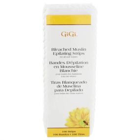 img 4 attached to GiGi Small Bleached Muslin Epilating Strips - 100 Pcs for Effective Hair Waxing & Removal