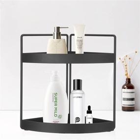 img 3 attached to Bathroom Countertop Organizer Cosmetic Standing Storage & Organization for Bathroom Storage & Organization